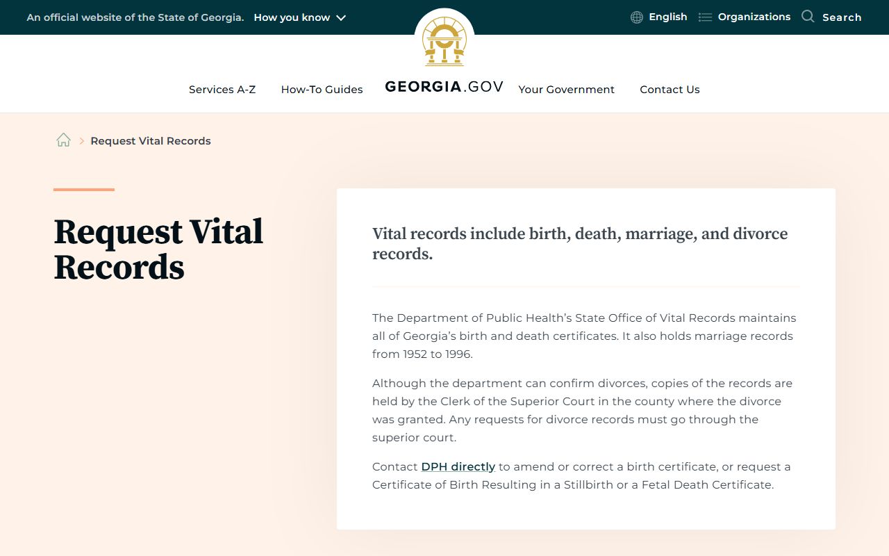 Quitman County marriage and divorce records Georgia vital records guide